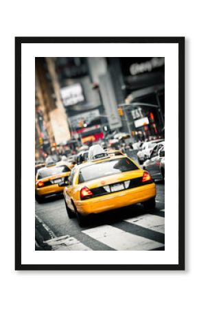 Fototapeta Taksówki z Nowego Jorku na wymiar