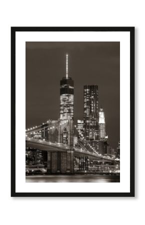 Manhattan at night