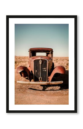 route 66 old abandoned vehicle 