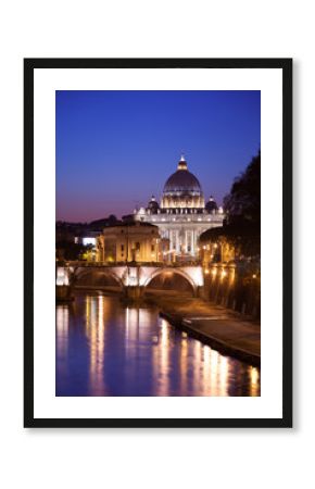 Basilica di San Pietro di notte