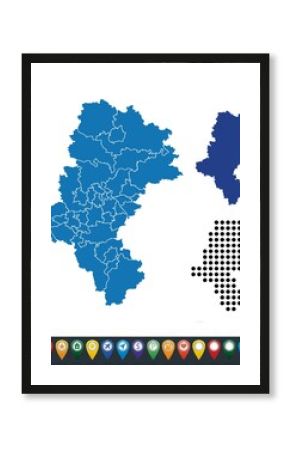 Set maps of Silesian Voivodeship