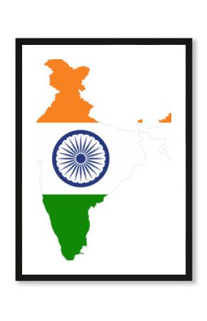 India flag pin map location 20230503111