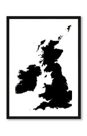 united kingdom - uk - map - karte - carte