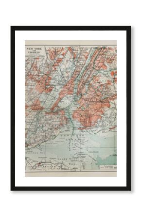 New York old map