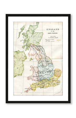 Dark Age Britain map