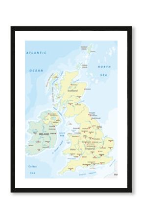united kingdom map