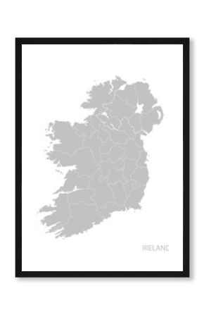 Map of Ireland.