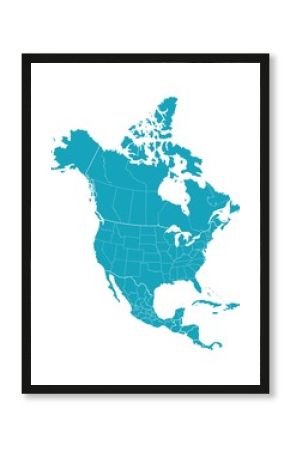 Map of North America