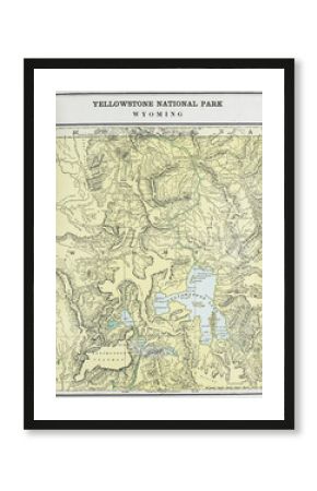 Old map. Engraving image