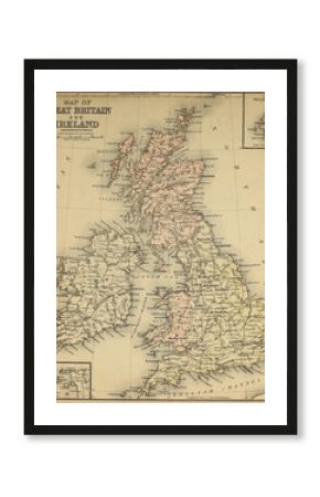 Old map. Engraving image