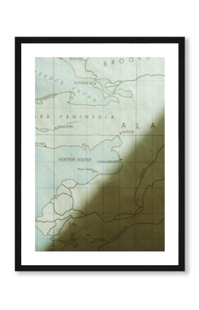 Beautiful Map in Warm Light