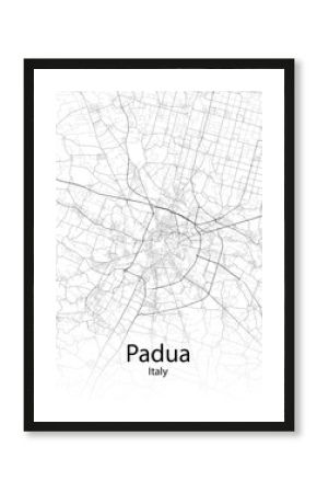 Padua Italy minimalist map