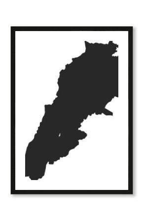 country map lebanon