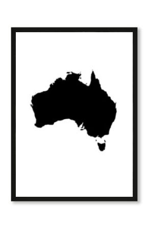vector map of australia