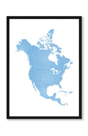Map of North America