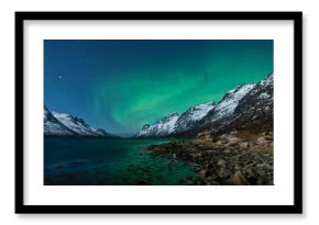 Aurora Boarealis reflected in the ocean