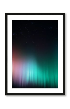 Colorful aurora