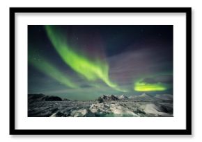 Beautiful Arctic winter landscape