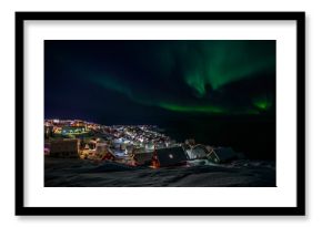 Northern lights over Nuuk
