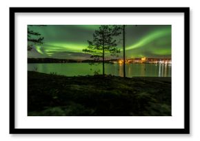 Northern lights Finland Kuopio