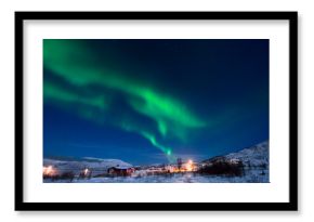 Northern lights. Aurora borealis