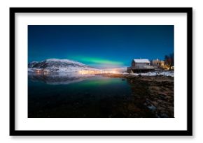 Northern lights. Aurora borealis