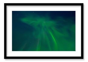 Night sky with dancing Aurora borealis