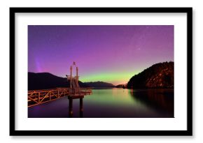aurora borealis at Porteau Cove Provincial Park