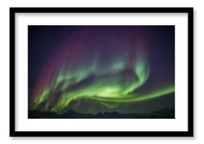 Aurora Borealis on the Arctic sky
