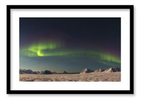 PANORAMA - Northern Lights - Arctic landscape