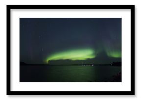 Polarlicht über Jokkmokk in Schweden