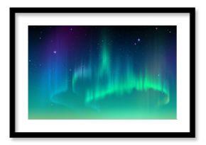 Aurora Borealis background, northern lights illustration