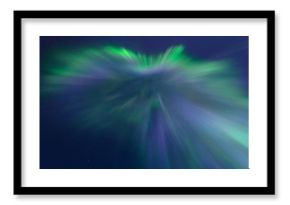 Aurora,Northern lights in the sky night and the stars .