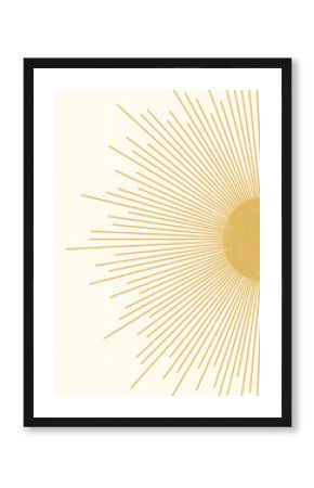 Abstract  Sun print boho minimalist printable wall art