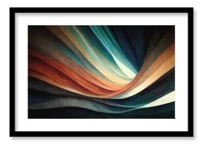 Organic abstract panorama wallpaper background