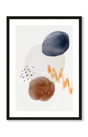 Watercolor abstract design