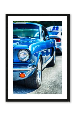 Vintage American Hot Rod on Display