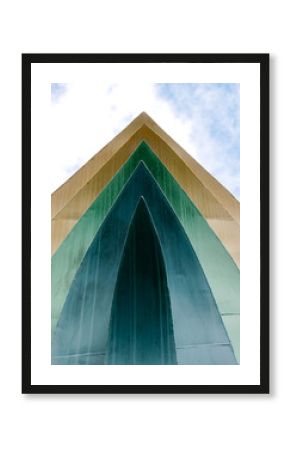 Abstract background architecture lines. modern architecture detail