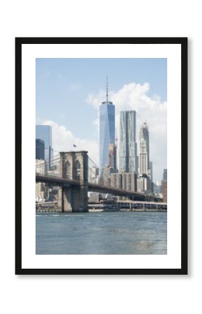 Brooklyn Bridge in New York City.