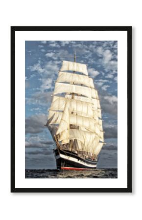 Sailing ship. Yachting