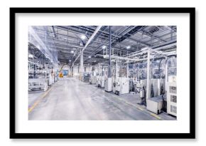 plant interior as industrial background