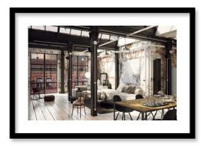 Vintage Loft industrial downtown apartment - Backstein Loft Apartment Innenstadt