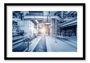 Thermal power plant interior