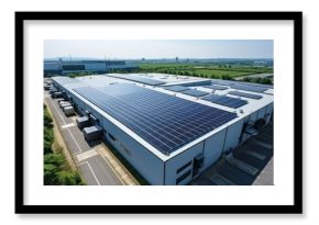 Crean energy solar cell on roof mega factory.