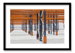 New empty industrial warehouse