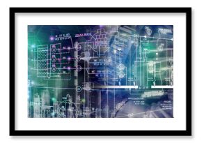 industrial technology conceptual background