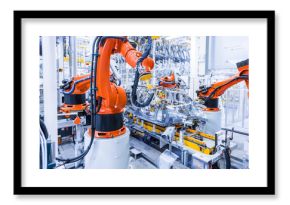 robots in a car plant