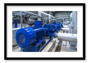 Water pumps in a large power plant