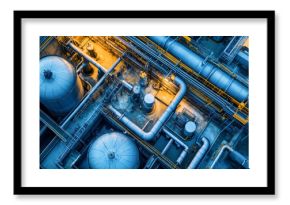 Exploring modern water treatment plant infrastructure from above