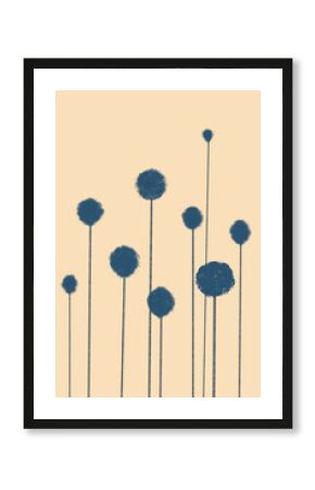 set of abstract creative minimalist artistic hand painted composition, wall decoration, postcard or brochure design, trendy illustration. Minimalism or primitive art.